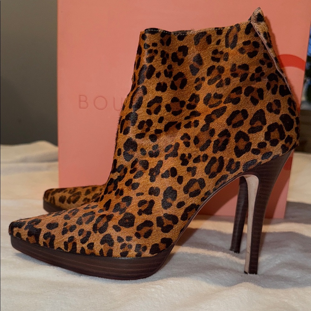 Boutique 58 BTDonella Leopard Print Bootie
